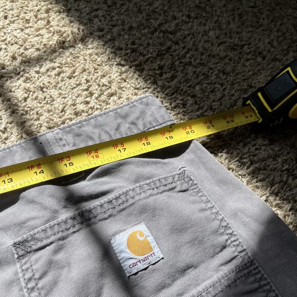 Carhartt Pants Mens 40x30 Gray Relaxed Utility Pockets Work 102291-039 - Picture 8 of 8